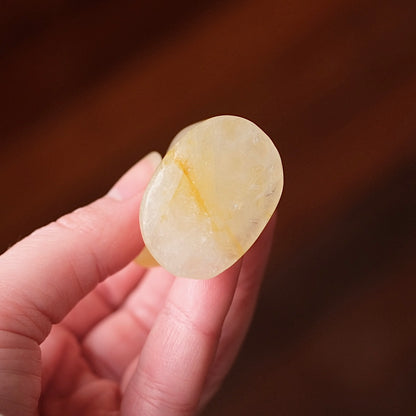 Golden Healer Quartz Cat Carving | Egyptian Crystal Cat Figure