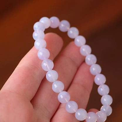 Lavender Moon Quartz Bracelet | Crystal Stretch Bracelet