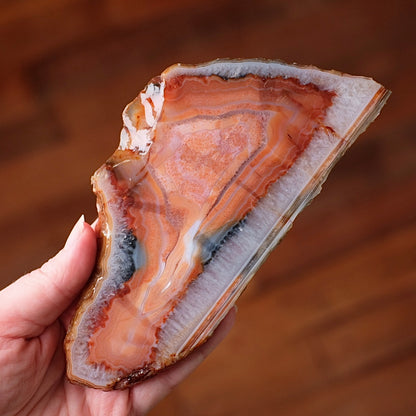 Carnelian Slab | Polished Carnelian Crystal Slice
