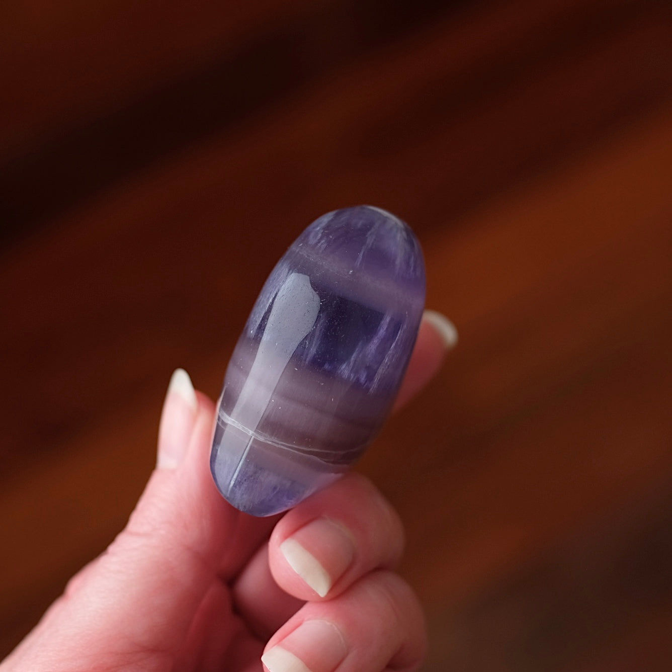 Yttrium Fluorite Heart | Tanzanite Crystal Heart