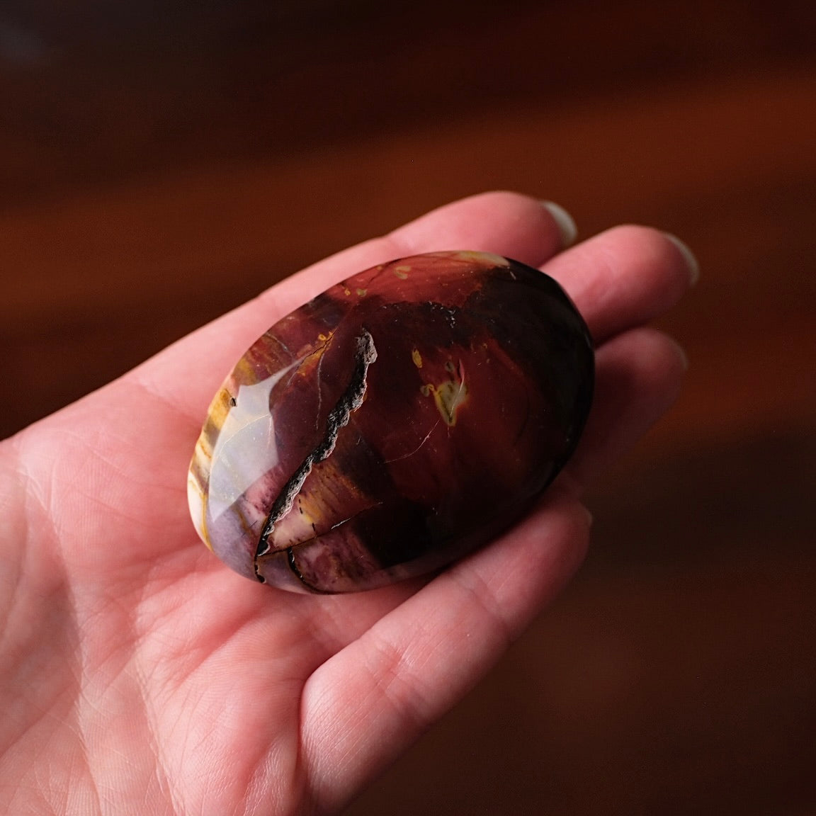 Mookaite Palm | Colourful Mookaite Jasper Palm Stone