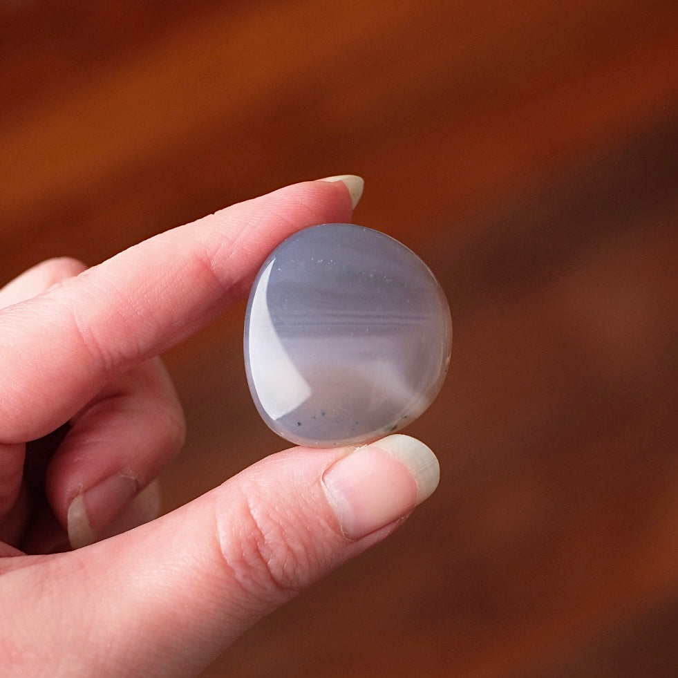 Agate Pocket Stone | Quartz + Agate Crystal Tumble