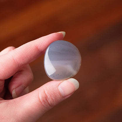 Agate Pocket Stone | Quartz + Agate Crystal Tumble