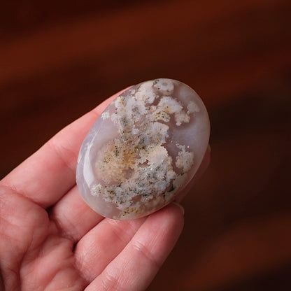 Flower Agate Palm | Flower Agate Crystal Palm Stone