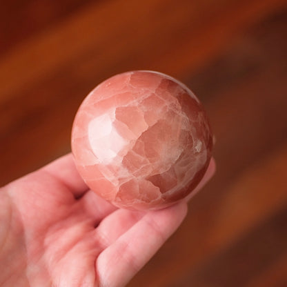 Rose Calcite Sphere | Calcite Crystal Sphere