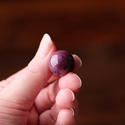 Natural Ruby Sphere | Ruby Zoisite Crystal Sphere