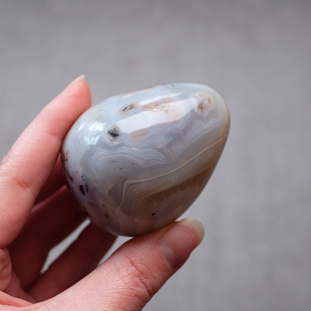 Agate Egg | Dendritic Agate Crystal Egg