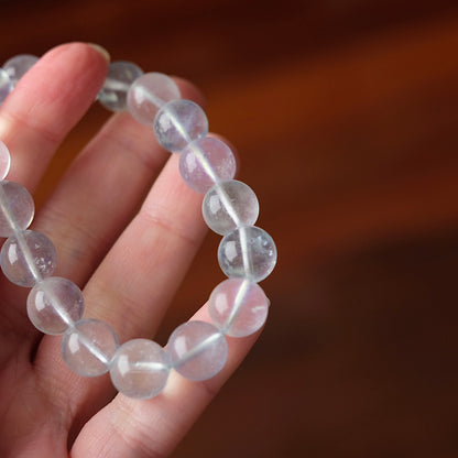 Icy Aquamarine Bracelet | Crystal Stretch Bracelet
