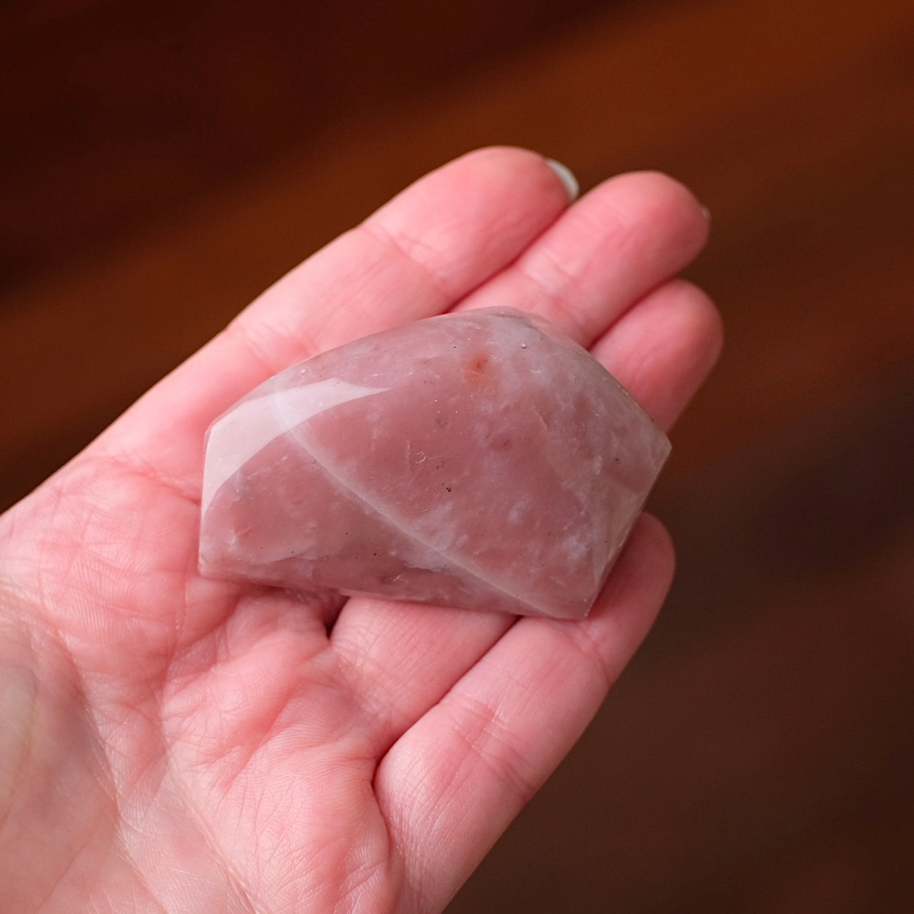Rare Guava Quartz Freeform | Pink Quartz Crystal Freeform