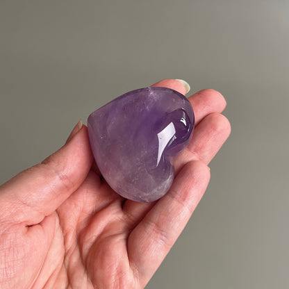 Gemmy Amethyst Heart | Amethyst Crystal Heart