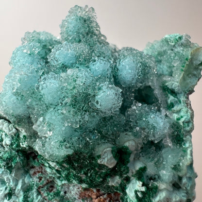 Druzy Chrysocolla Specimen | Chrysocolla with Malachite