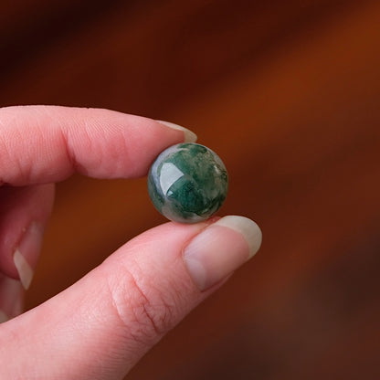 Moss Agate Mini Sphere | Moss Agate Crystal Sphere
