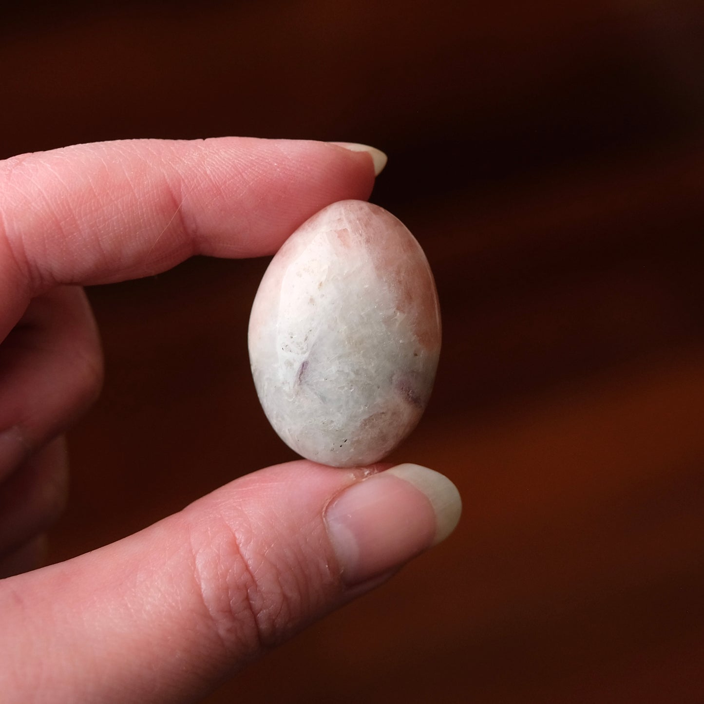 Bicolour Morganite & Aquamarine Tumble | Tumbled Crystal