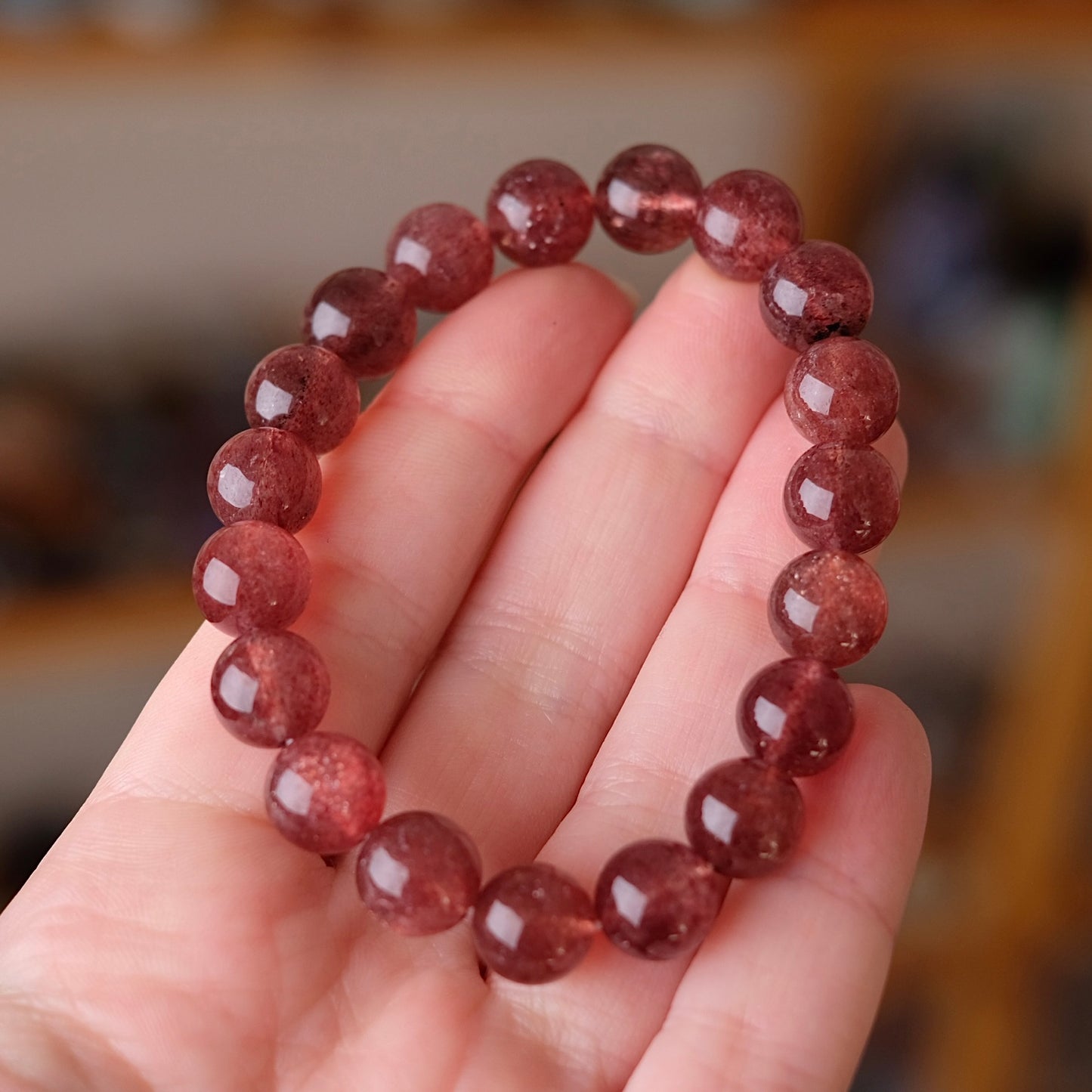 Tanzberry Quartz Bracelet | Crystal Stretch Bracelet