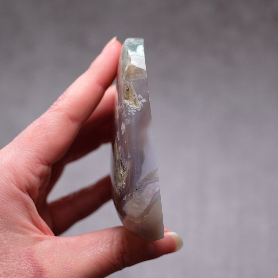 Flower Agate Freeform | Polished Crystal Freeform