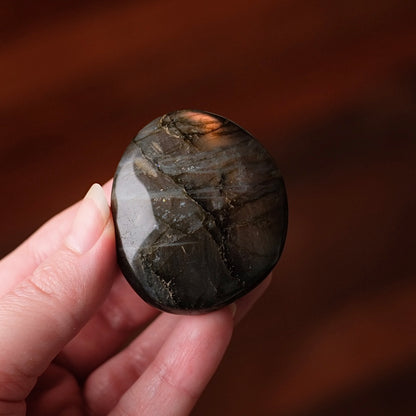 Labradorite Palm | Orange Labradorite Crystal Palm