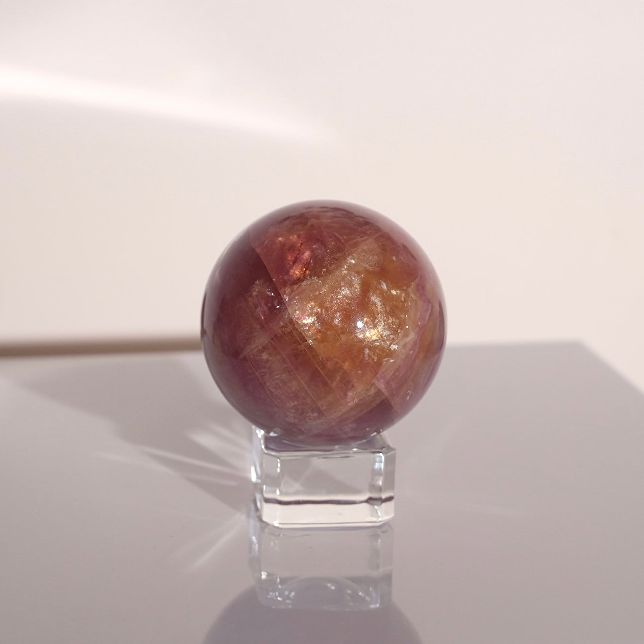 Rainbow Fluorite Sphere | Fluorite Crystal Sphere
