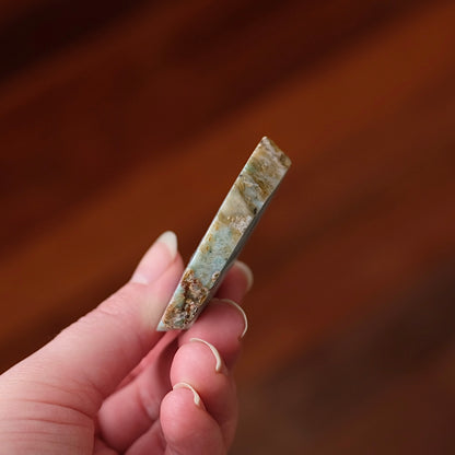 Larimar Slab | Polished Larimar Crystal Slice 3
