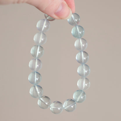 Icy Aquamarine Bracelet | Crystal Stretch Bracelet