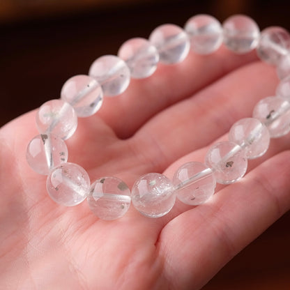 Pyrite in Quartz Bracelet | Quartz Crystal Bracelet