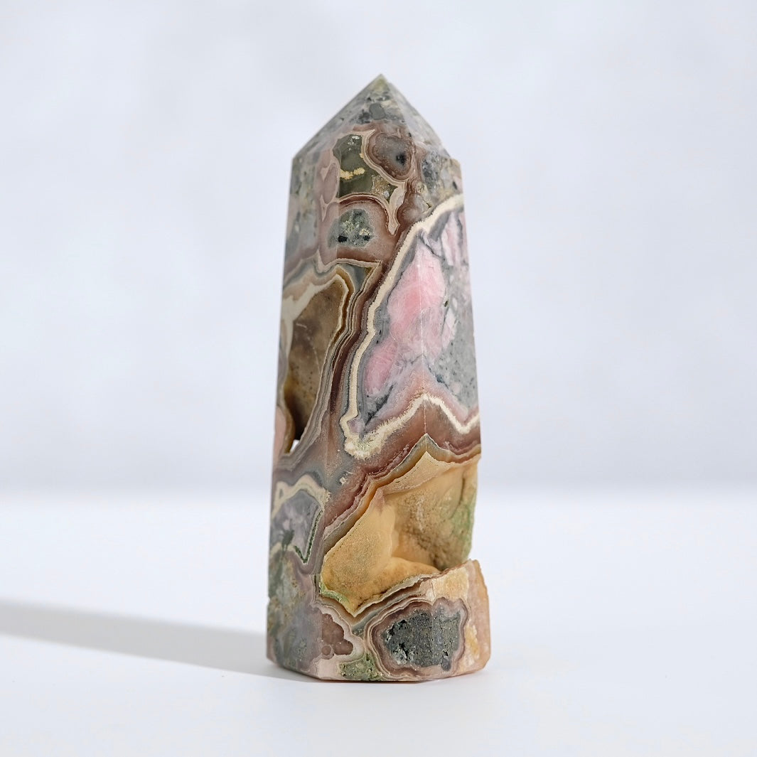 Rhodochrosite Tower | Brown Rhodochrosite Crystal Point