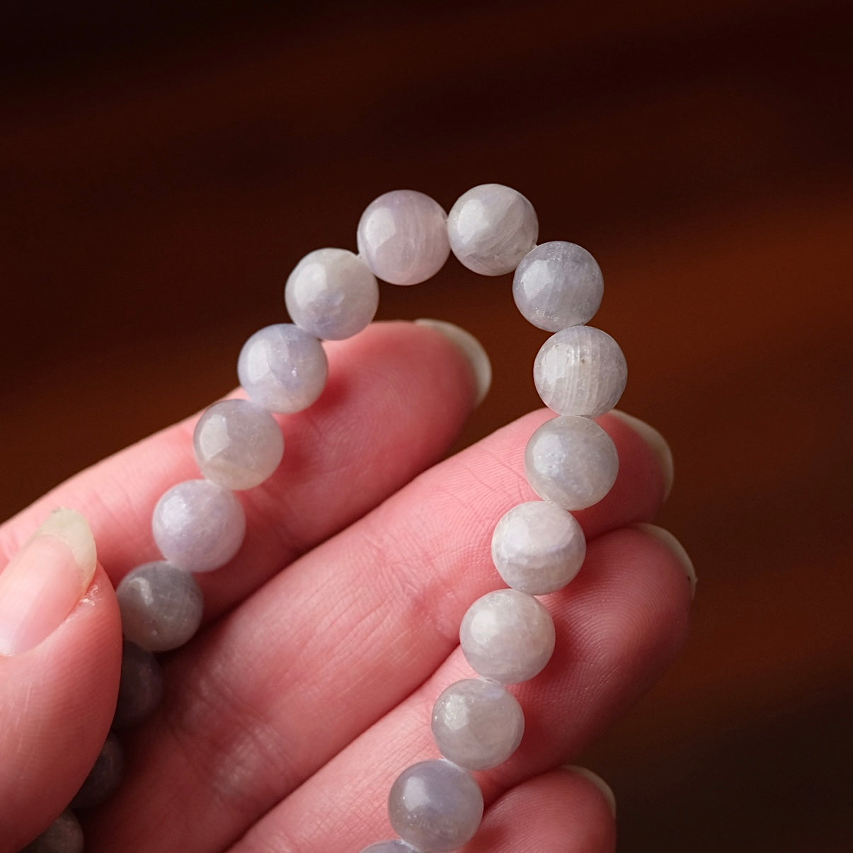 Blue Grey Sapphire Bracelet | Natural Sapphire Crystal Bracelet