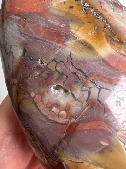 Pink Ibis Jasper Freeform | Brecciated Jasper Polished Freeform