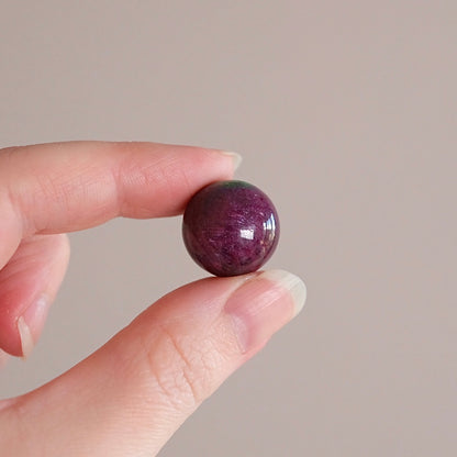 Natural Ruby Sphere | Ruby Zoisite Crystal Sphere