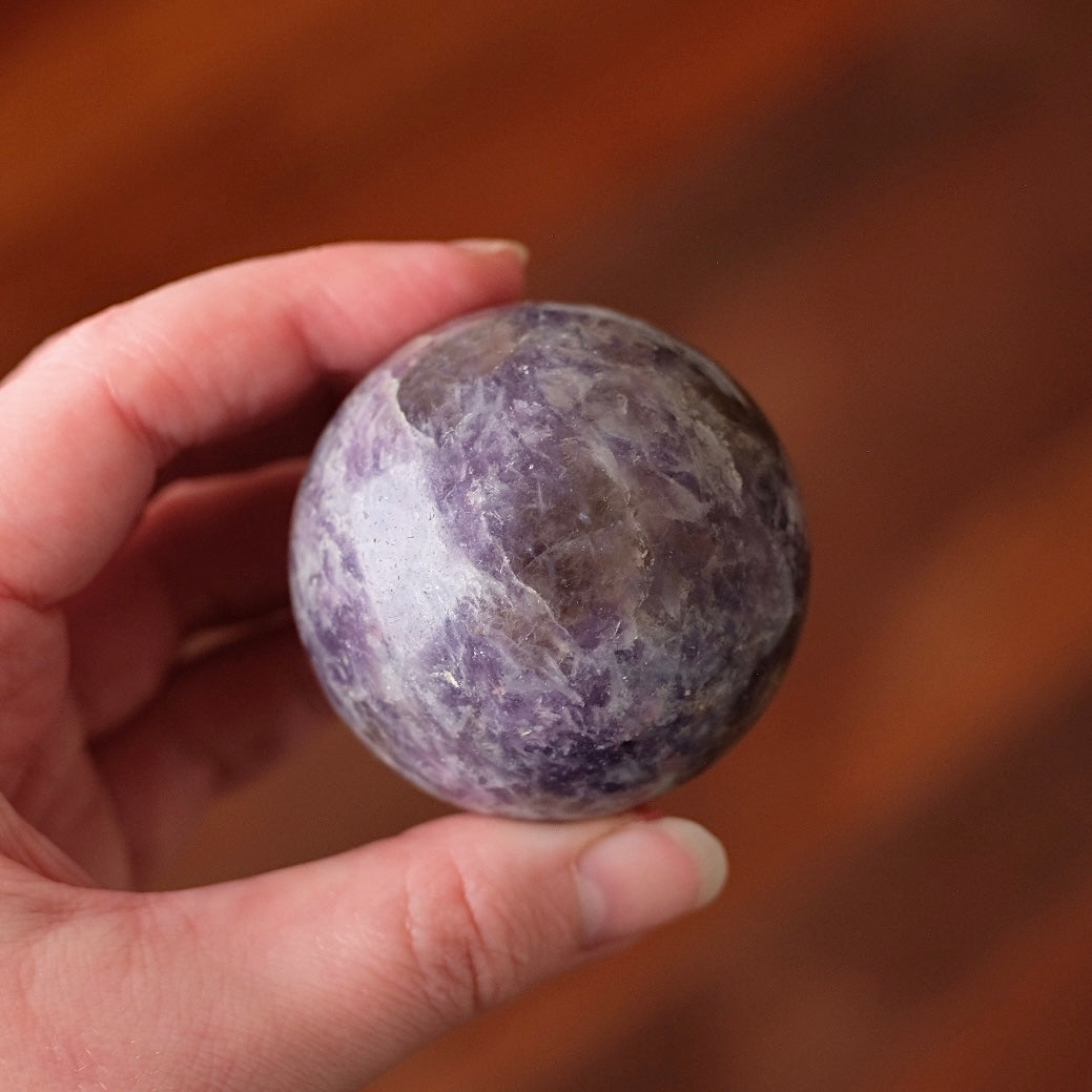 Unicorn Stone Sphere | Lepidolite Pink Tourmaline Crystal Sphere