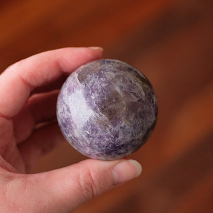 Unicorn Stone Sphere | Lepidolite Pink Tourmaline Crystal Sphere