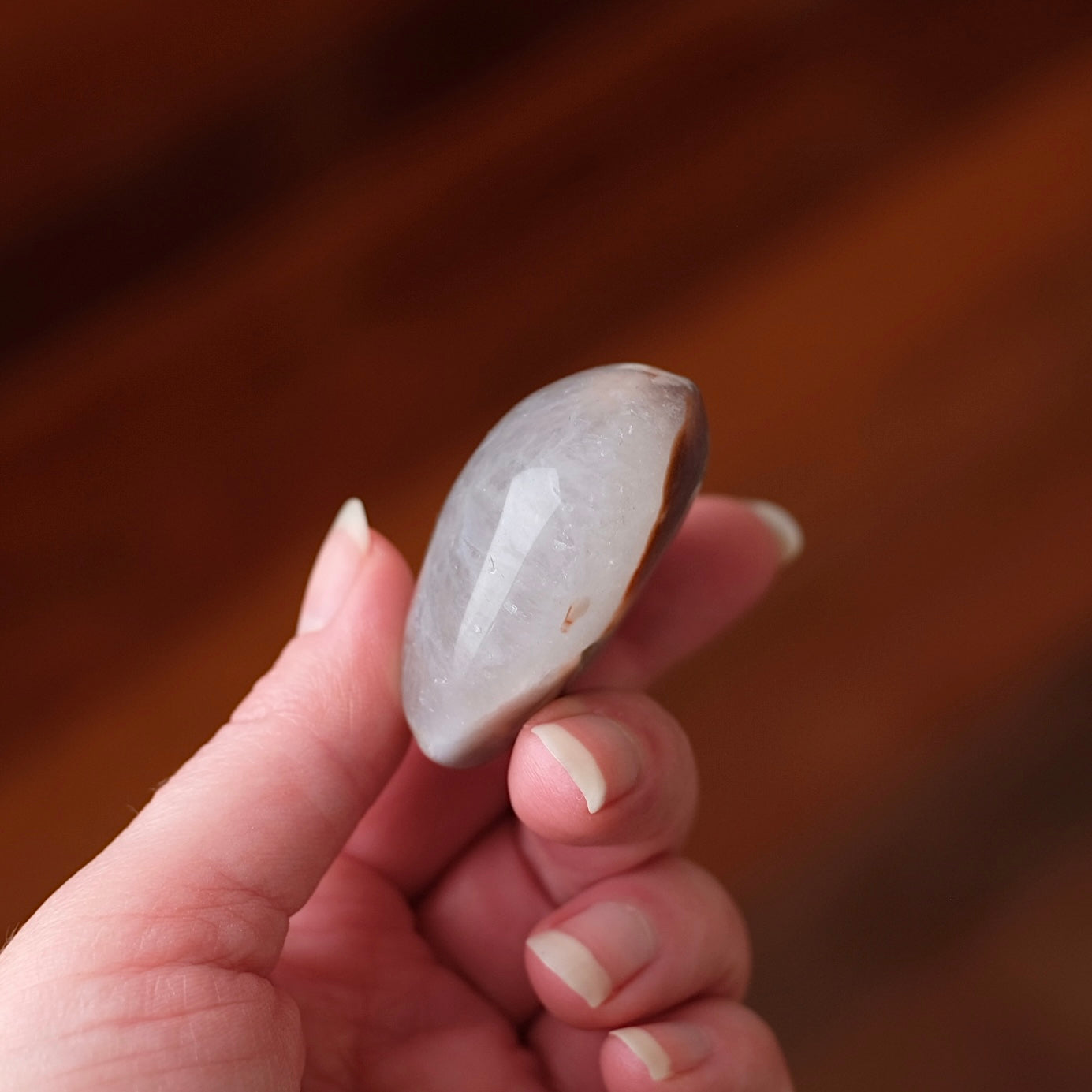 Agate & Quartz Heart | Crystal Heart | Agate Heart
