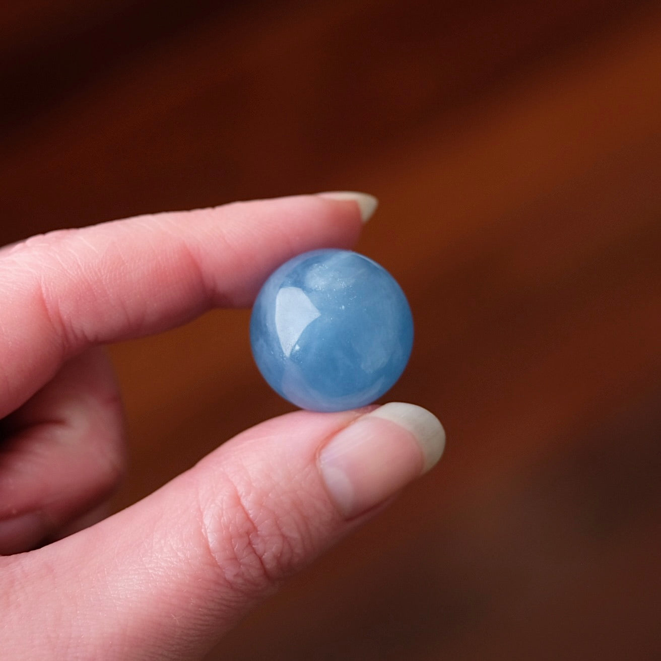 Blue Aquamarine Sphere | Aquamarine Crystal Sphere