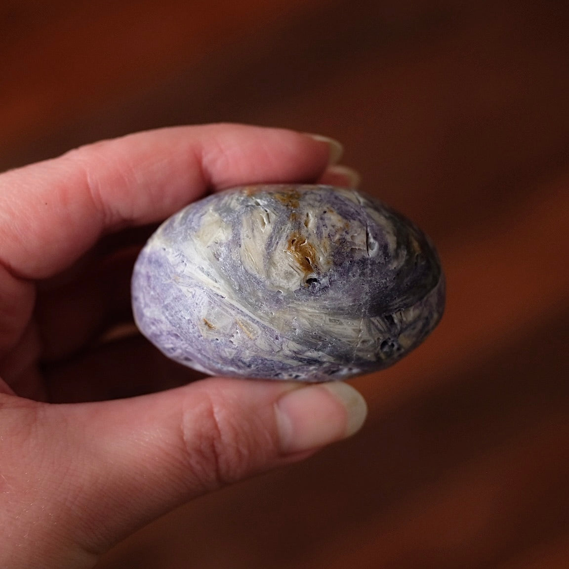 Opalized Sagenitic Fluorite Palm | Crystal Palmstone