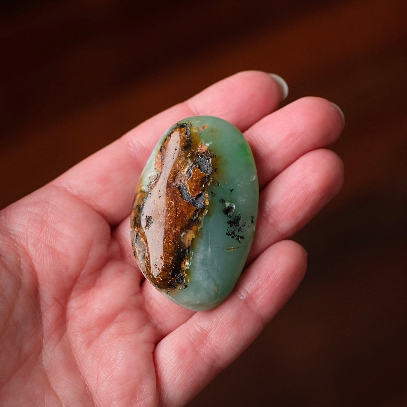 Australian Chrysoprase Freeform | Polished Chrysoprase Crystal