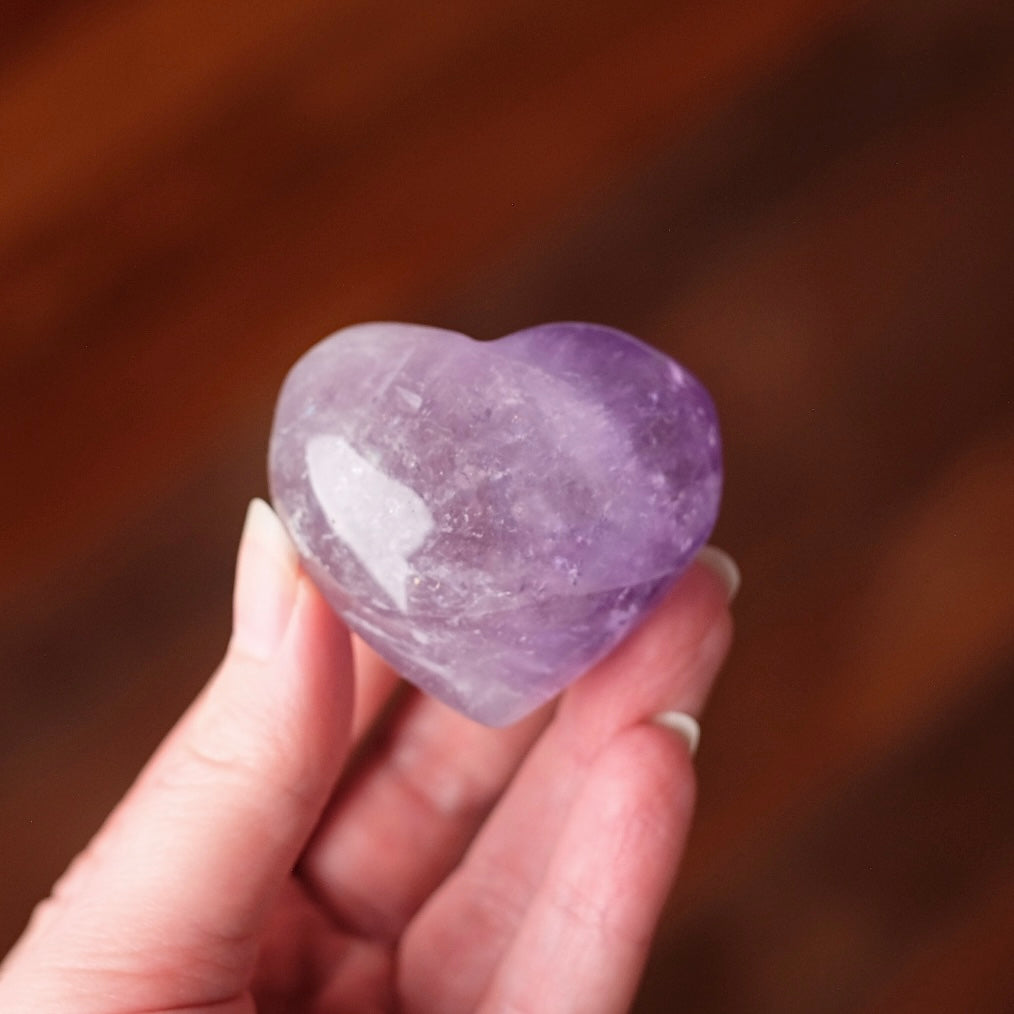 Gemmy Amethyst Heart | Amethyst Crystal Heart