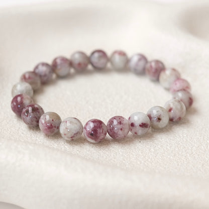 Rubellite Tourmaline Bracelet | Rubellite Crystal Bracelet