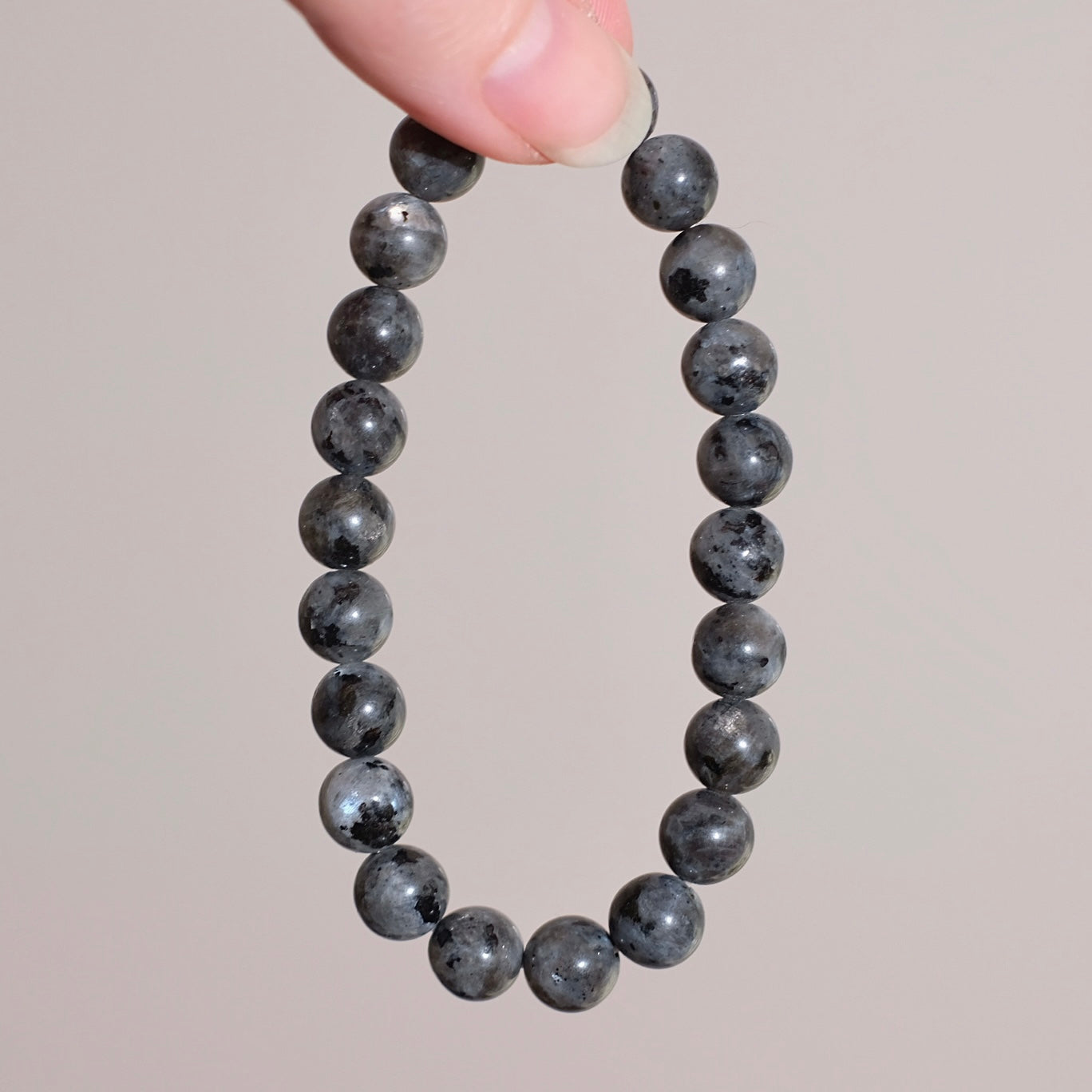 Larvikite Bracelet | Crystal Stretch Bracelet