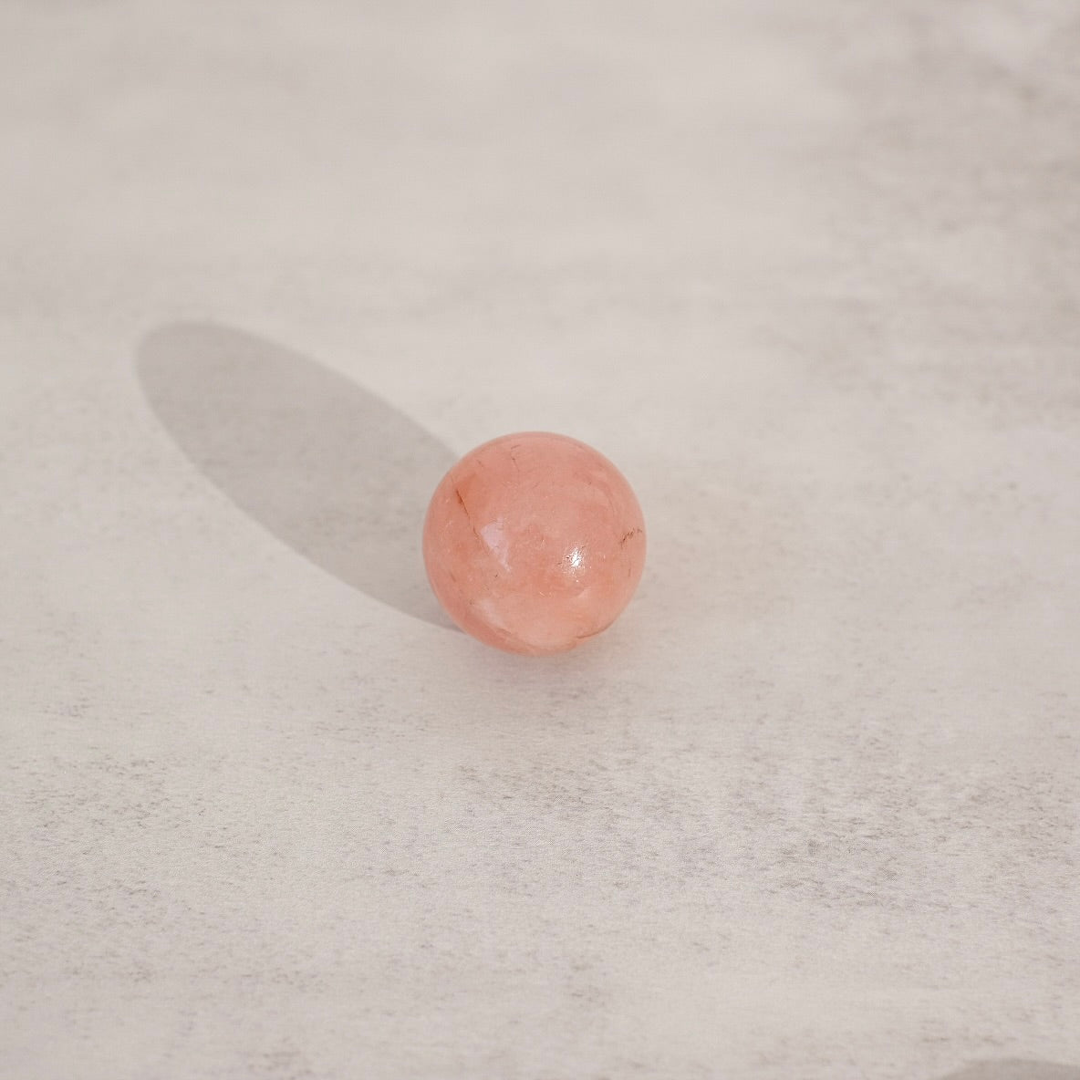 Peach Morganite Sphere | Pink Beryl | Small Crystal Sphere