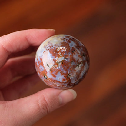Ocean Jasper Sphere | Colourful Ocean Jasper Crystal Sphere