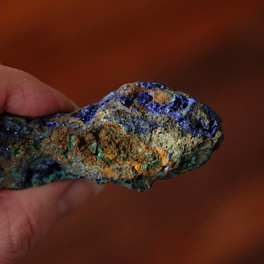 Azurite Malachite Specimen | Azurmalachite Raw Crystal