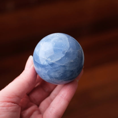 Blue Calcite Sphere | Calcite Crystal Sphere