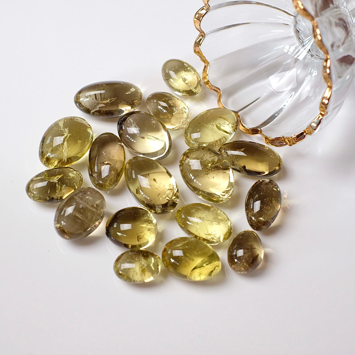 Smokey Citrine Tumbles | Citrine Tumbled Crystal