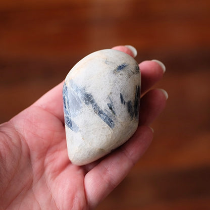 Kyanite in Quartz Freeform | Polished Blue Kyanite