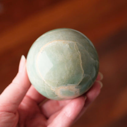 Garnierite Sphere | Green Moonstone Crystal Sphere