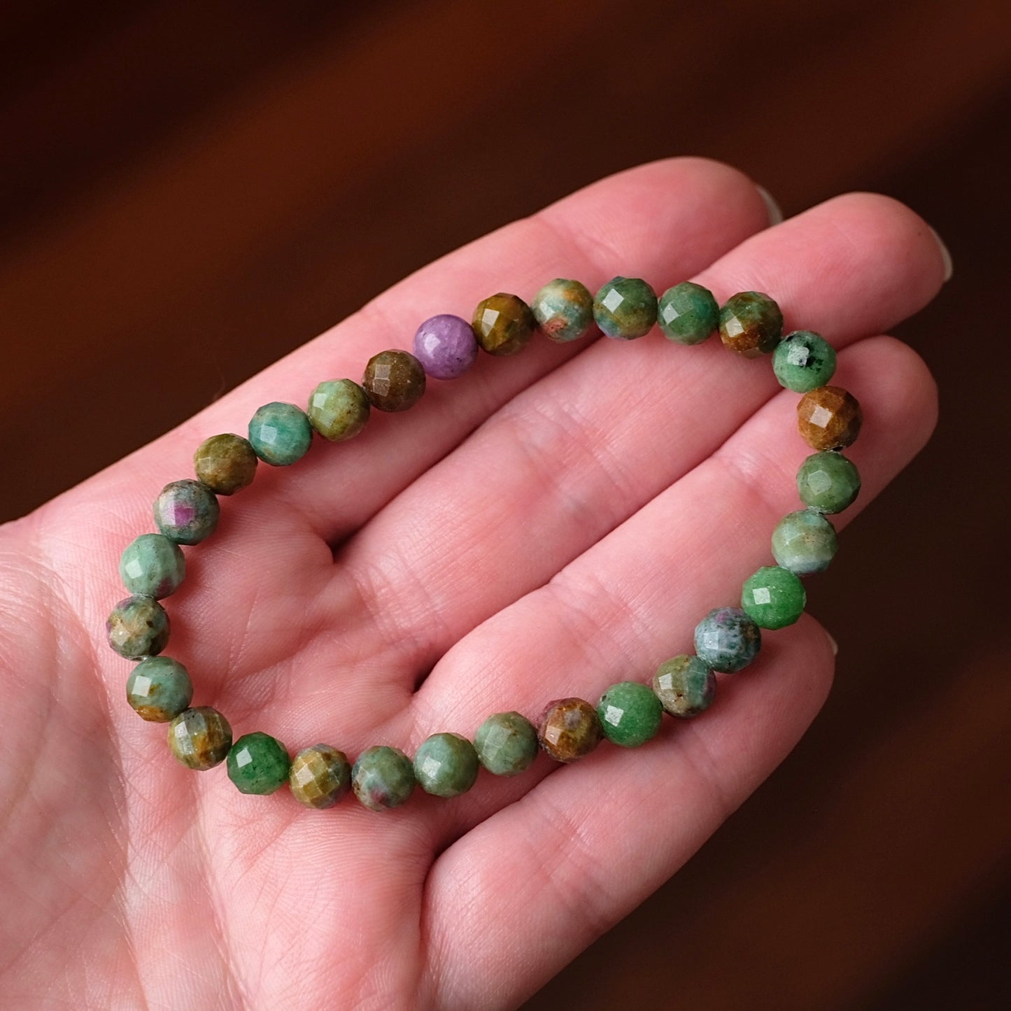 Ruby Fuchsite Bracelet | Crystal Stretch Bracelet