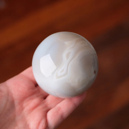 Banded Agate Sphere | Striped Agate Crystal Sphere