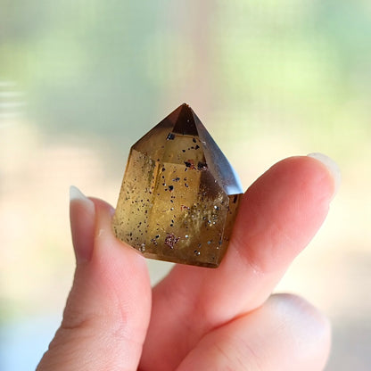 Rare Harlequin Citrine Point | Natural Cognac Citrine Crystal Tower