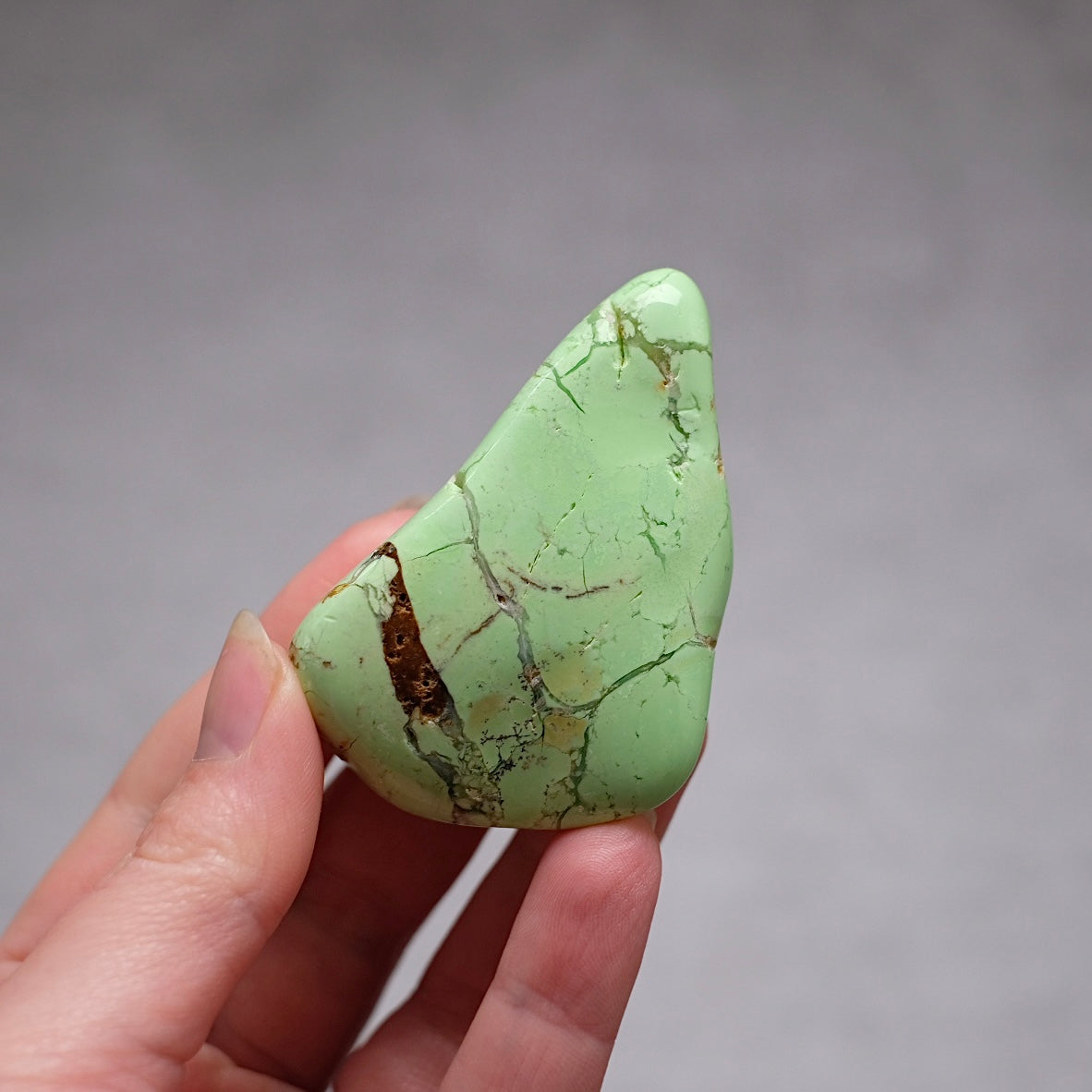 Lime Magnesite | Lemon Chrysoprase Crystal Freeform