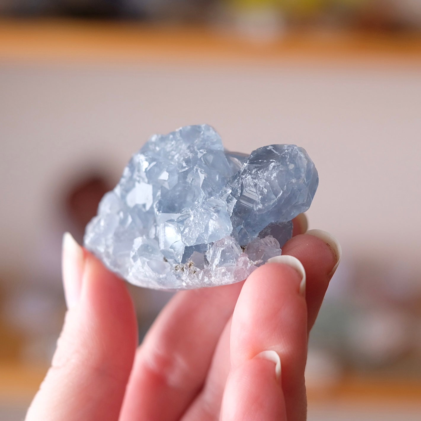 Blue Celestite Cluster | Celestine Crystal Specimen