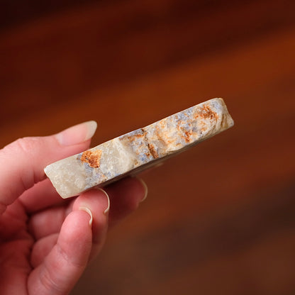 Rare Blue Lepidolite Slab | Polished Lepidolite Crystal Slice